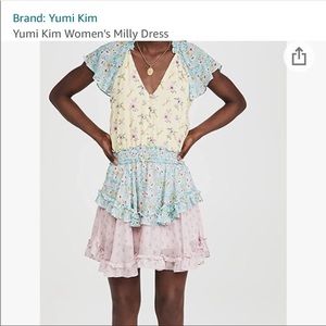 YUMI KIM floral mini dress size small